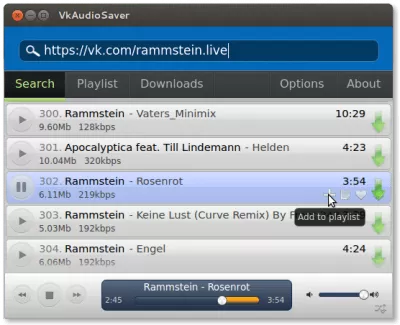 Скриншот приложения VkAudioSaver - №3