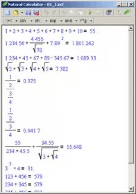 Скриншот приложения Natural Calculator - №1
