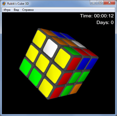 Скриншот приложения Кубик Рубика 3D - №1