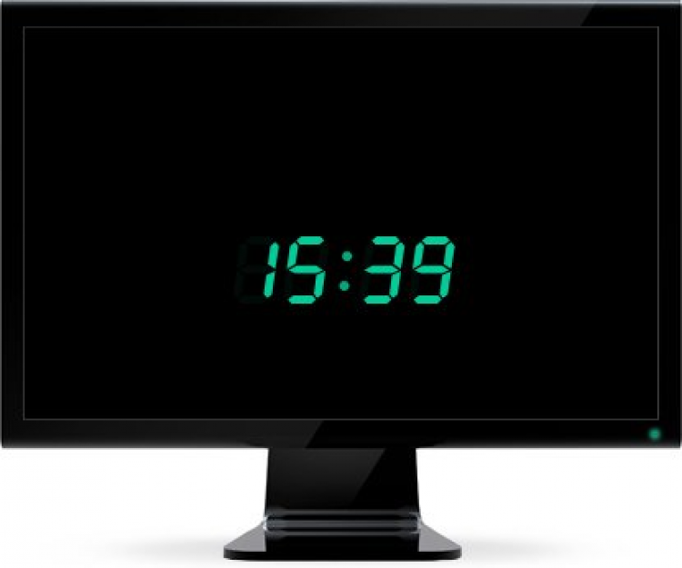 Настрой часы на дисплее. Телевизор с часами. Часы на монитор. Телевизор с часами на экране. Монитор с часами.