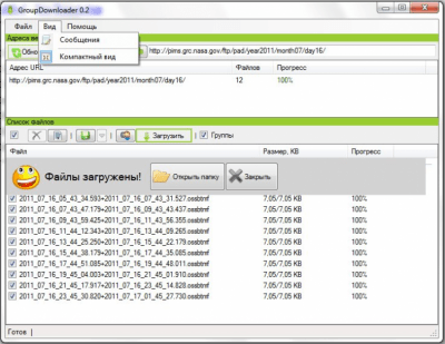 Скриншот приложения GroupDownloader - №3