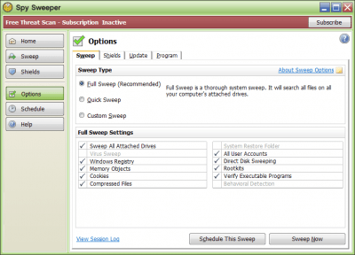 Скриншот приложения Spy Sweeper - №5