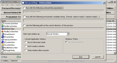 Скриншот приложения NirLauncher - №3