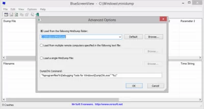 Скриншот приложения BlueScreenView - №3