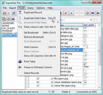 Скриншот приложения Exportizer - №2