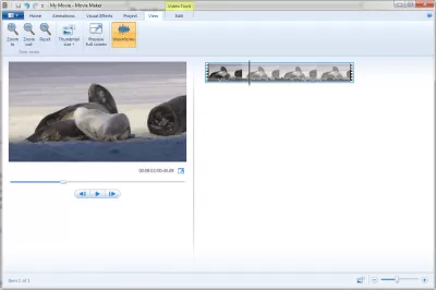 Скриншот приложения Windows Movie Maker 2012 - №1