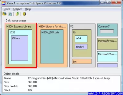 Скриншот приложения Disk Space Visualizer - №1