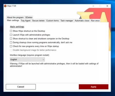 Скриншот приложения Wipe - №3