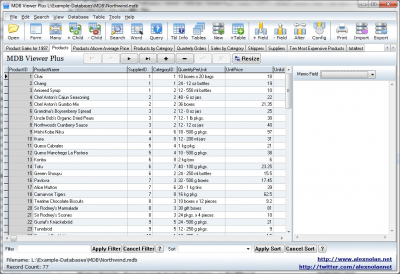 Скриншот приложения MDB Viewer Plus - №1