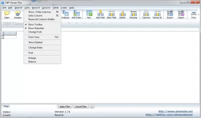 Скриншот приложения DBF Viewer Plus - №3