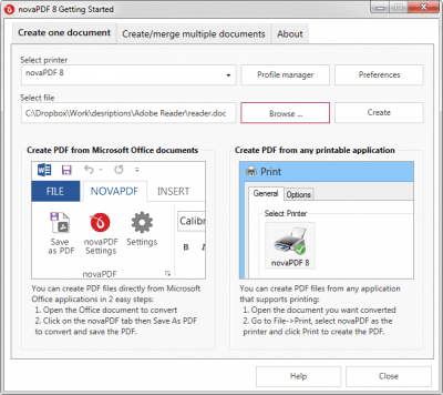 Скриншот приложения novaPDF Pro - №1