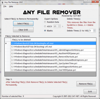 Скриншот приложения Any File Remover - №1