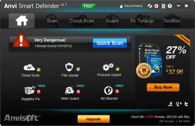 Скриншот приложения Anvi Smart Defender - №1