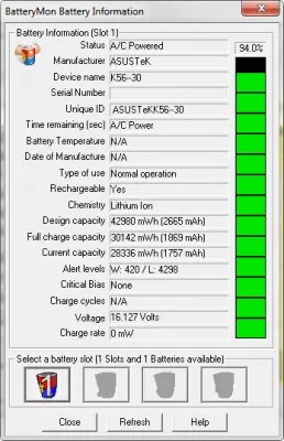 Скриншот приложения BatteryMon - №3