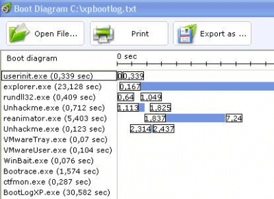 Скриншот приложения Boot Log XP - №2