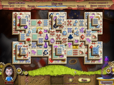 Скриншот приложения Алиса в стране Маджонг - №6