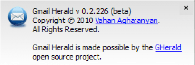 Скриншот приложения GMail Herald - №4