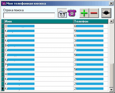 Скриншот приложения Моя телефонная книжка - №1