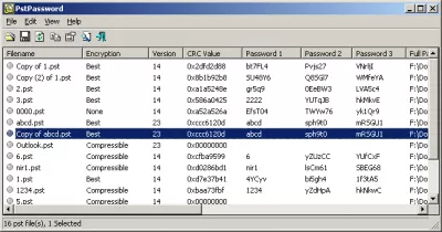 Скриншот приложения PstPassword - №1