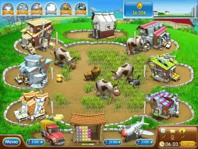 Скриншот приложения Веселая ферма. Печем пиццу - №2