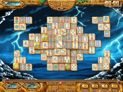 Скриншот приложения Маджонг. Золото майя - №3