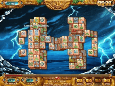 Скриншот приложения Маджонг. Золото майя - №6