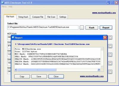 Скриншот приложения MD5 Checksum Tool - №2