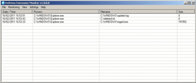 Скриншот приложения Deletion Extension Monitor - №1