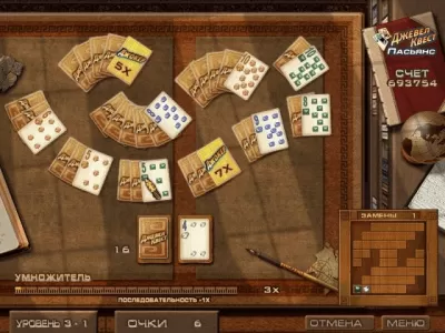 Скриншот приложения Джевел квест. Пасьянс - №6