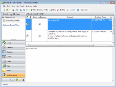 Скриншот приложения Personal Information Manager - №4