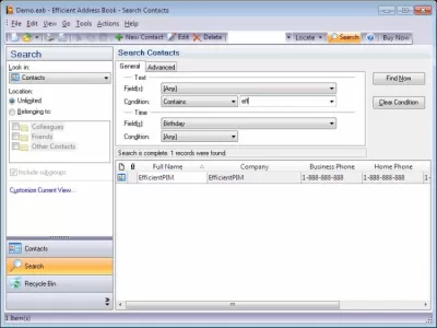 Скриншот приложения Address Book - №3