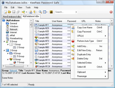 Скриншот приложения KeePass Professional Edition - №2