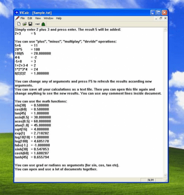 Скриншот приложения VICalc - №2
