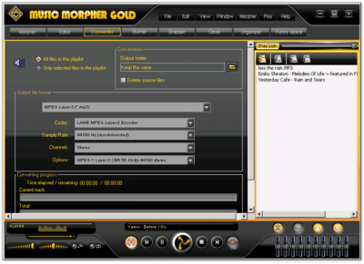 Скриншот приложения AV Music Morpher Gold - №2