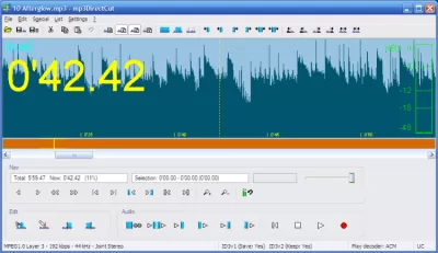 Скриншот приложения mp3DirectCut - №1