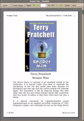 Скриншот приложения FB2 Reader - №3