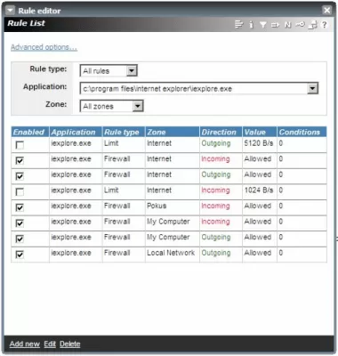 Скриншот приложения NetLimiter - №4