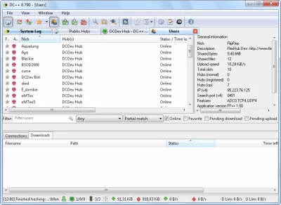 Скриншот приложения DC++ - №4