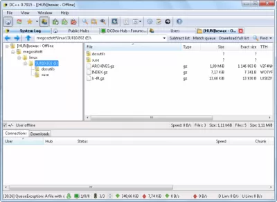 Скриншот приложения DC++ - №5
