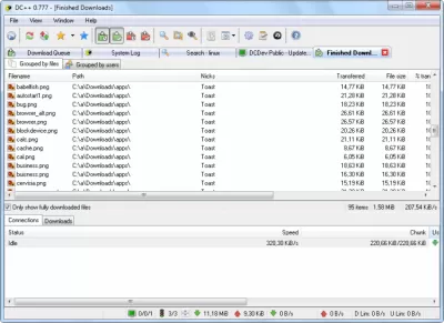 Скриншот приложения DC++ - №7