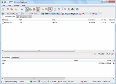 Скриншот приложения DC++ - №8