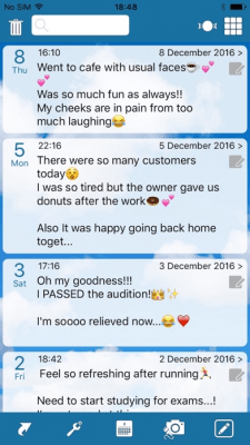 Скриншот приложения MomentDiary - №3