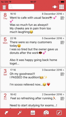 Скриншот приложения MomentDiary - №14