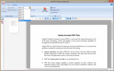 Скриншот приложения Solid PDF/A Express - №2