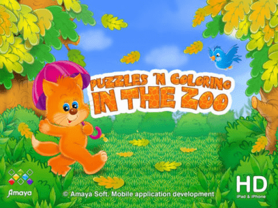 Скриншот приложения Детские пазлы и раскраска: В Зоопарке - №5