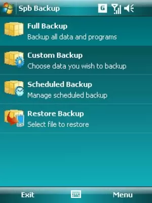 Скриншот приложения Spb Backup - №1