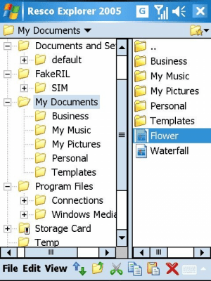 Скриншот приложения Resco Explorer 2008 - №1