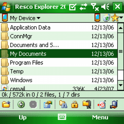 Скриншот приложения Resco Explorer 2008 - №2