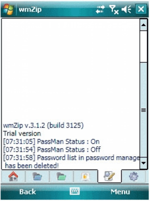 Скриншот приложения WinMobile Zip - №3