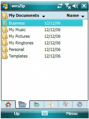 Скриншот приложения WinMobile Zip - №4